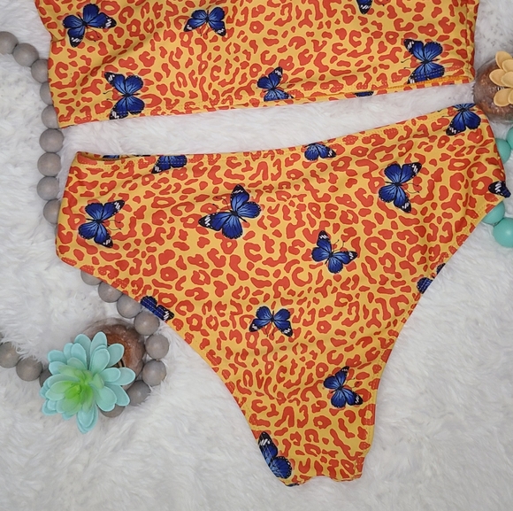 Shein Leopard Print Butterfly Bikini - Picture 8 of 8